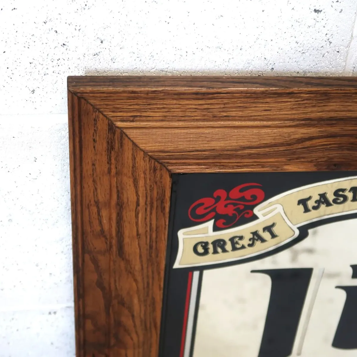 Miller Lite 大型パブミラー