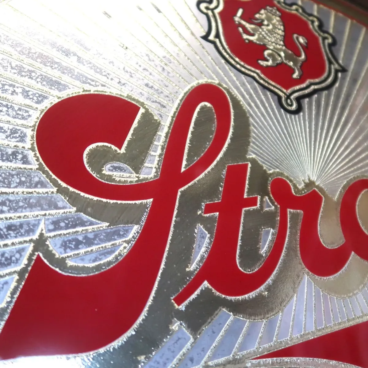 Stroh's ビンテージ パブミラー