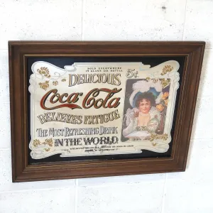 Coca Cola ビンテージ 大型パブミラー