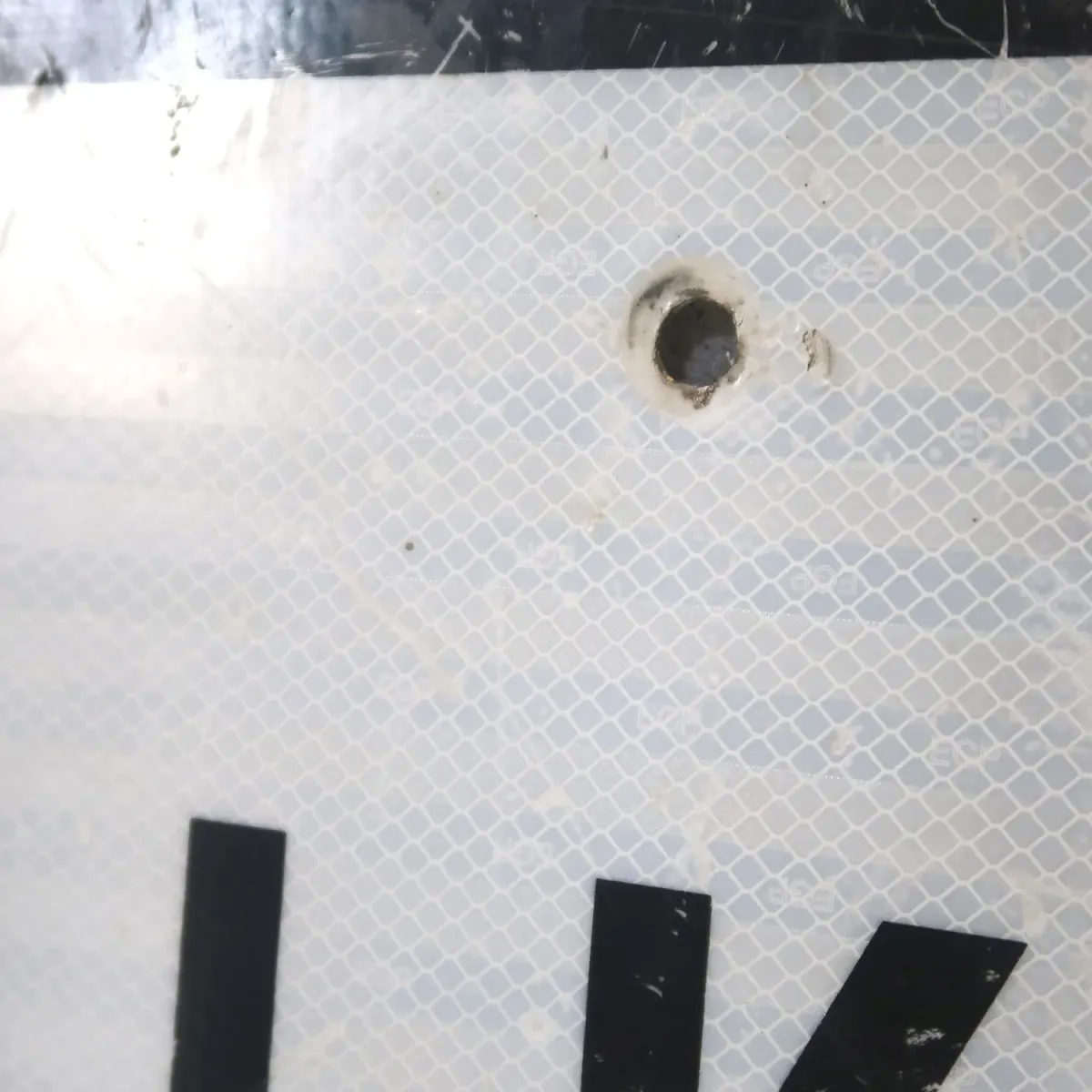 SIDEWALK CLOSED ロードサイン