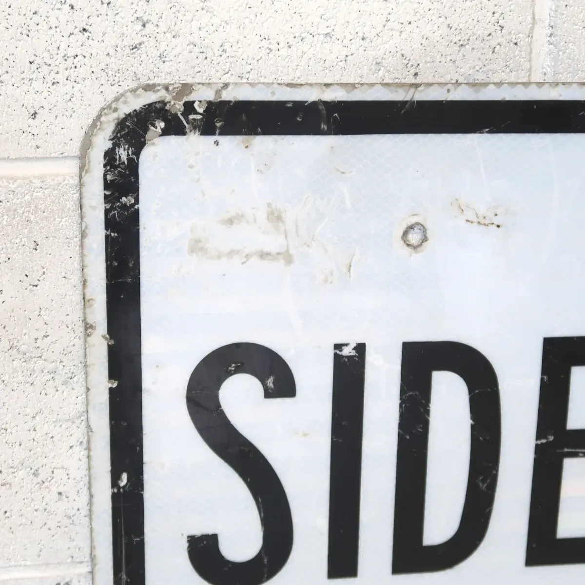 SIDEWALK CLOSED ロードサイン