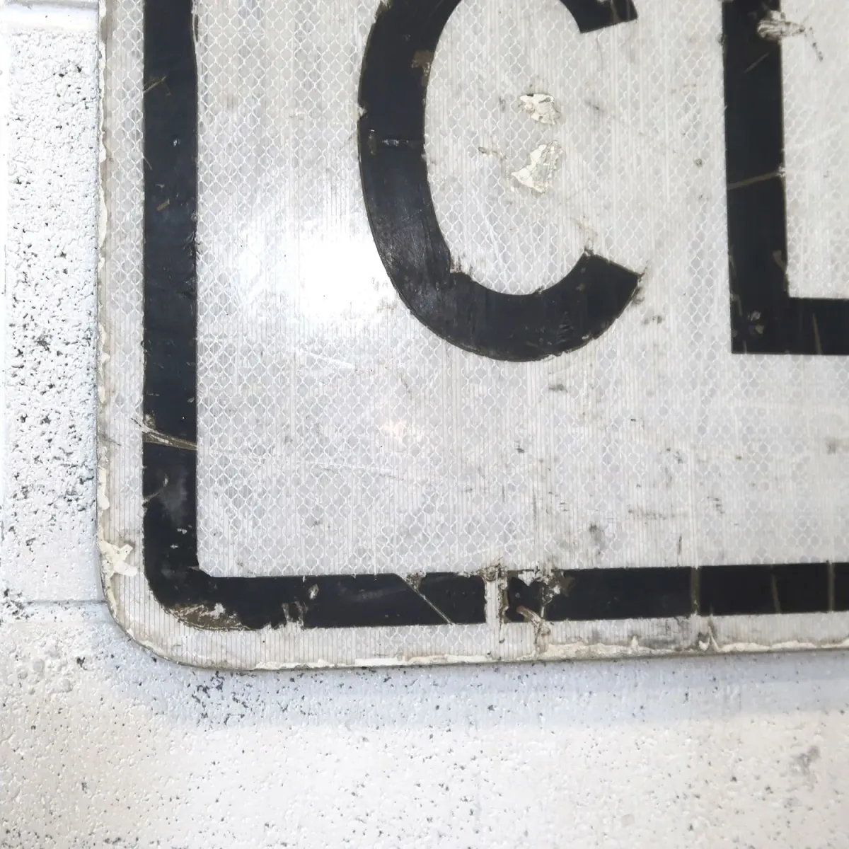 ROAD CLOSED ビンテージ 大型ロードサイン