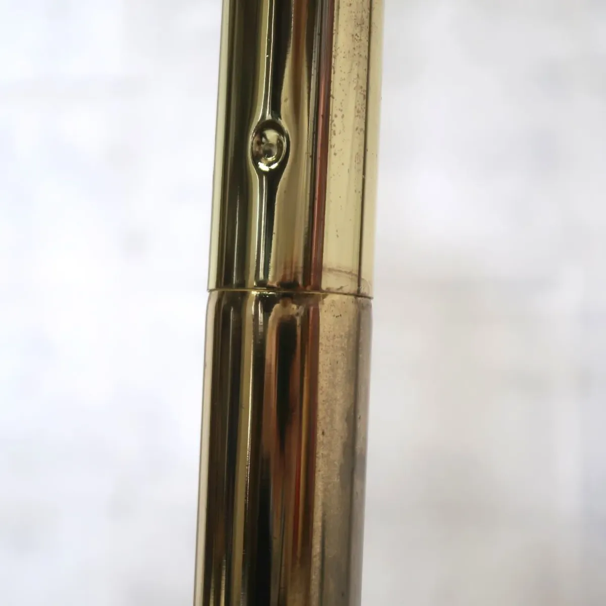 アンティーク ゴールドメタル フロアランプ