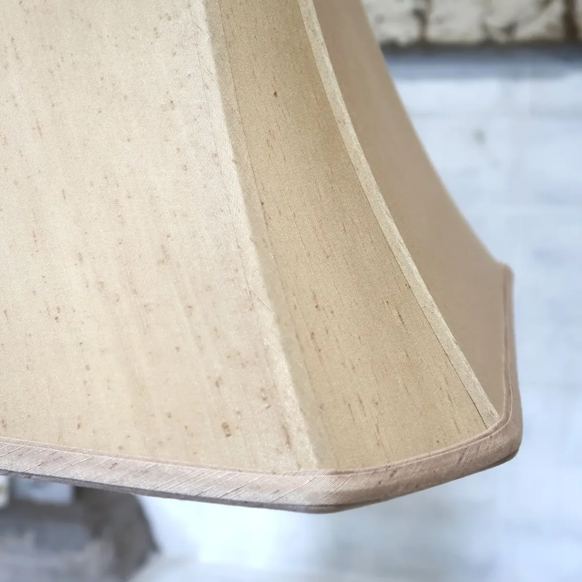 アンティーク ゴールドメタル フロアランプ