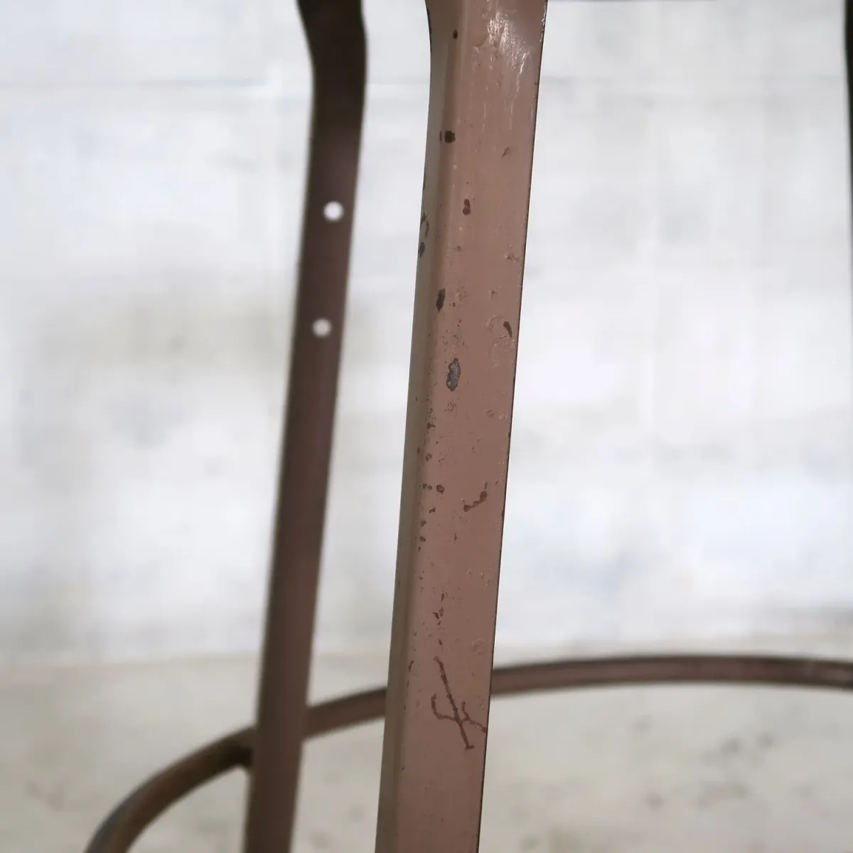 ビンテージ インダストリアル メタルスツール