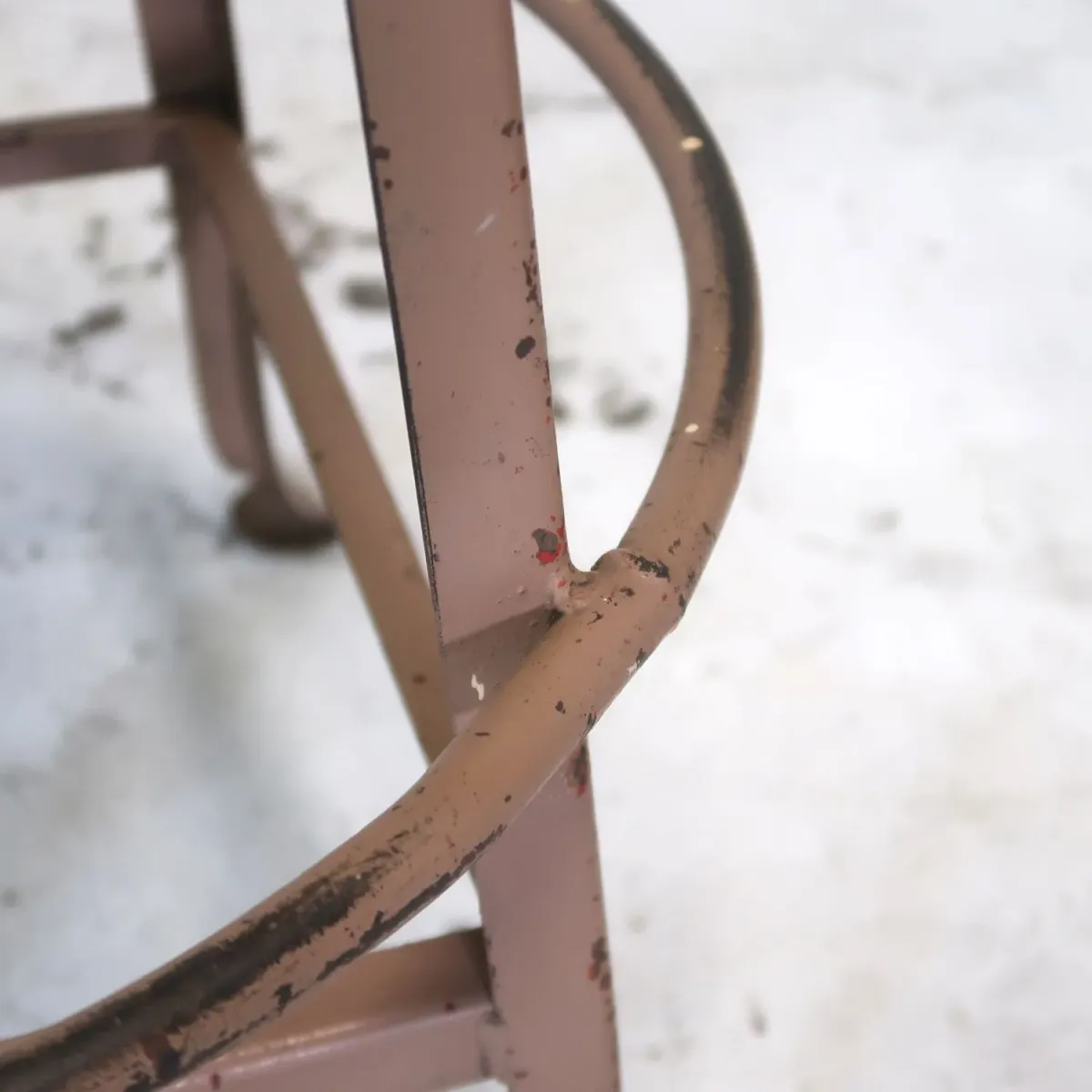 ビンテージ インダストリアル メタルスツール