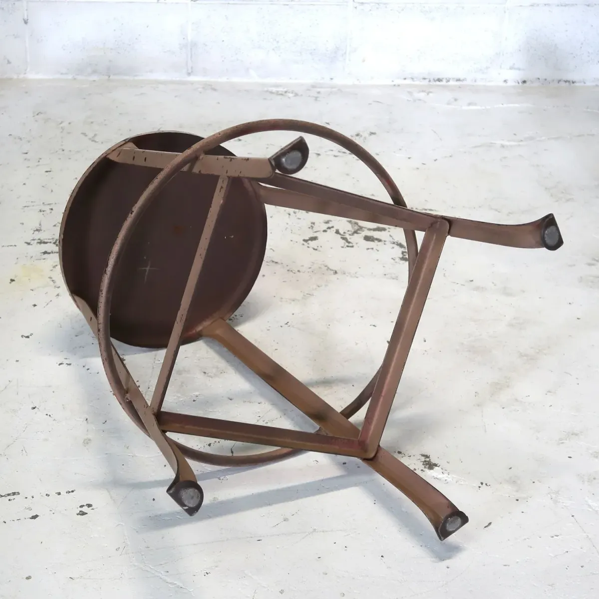 ビンテージ インダストリアル メタルスツール