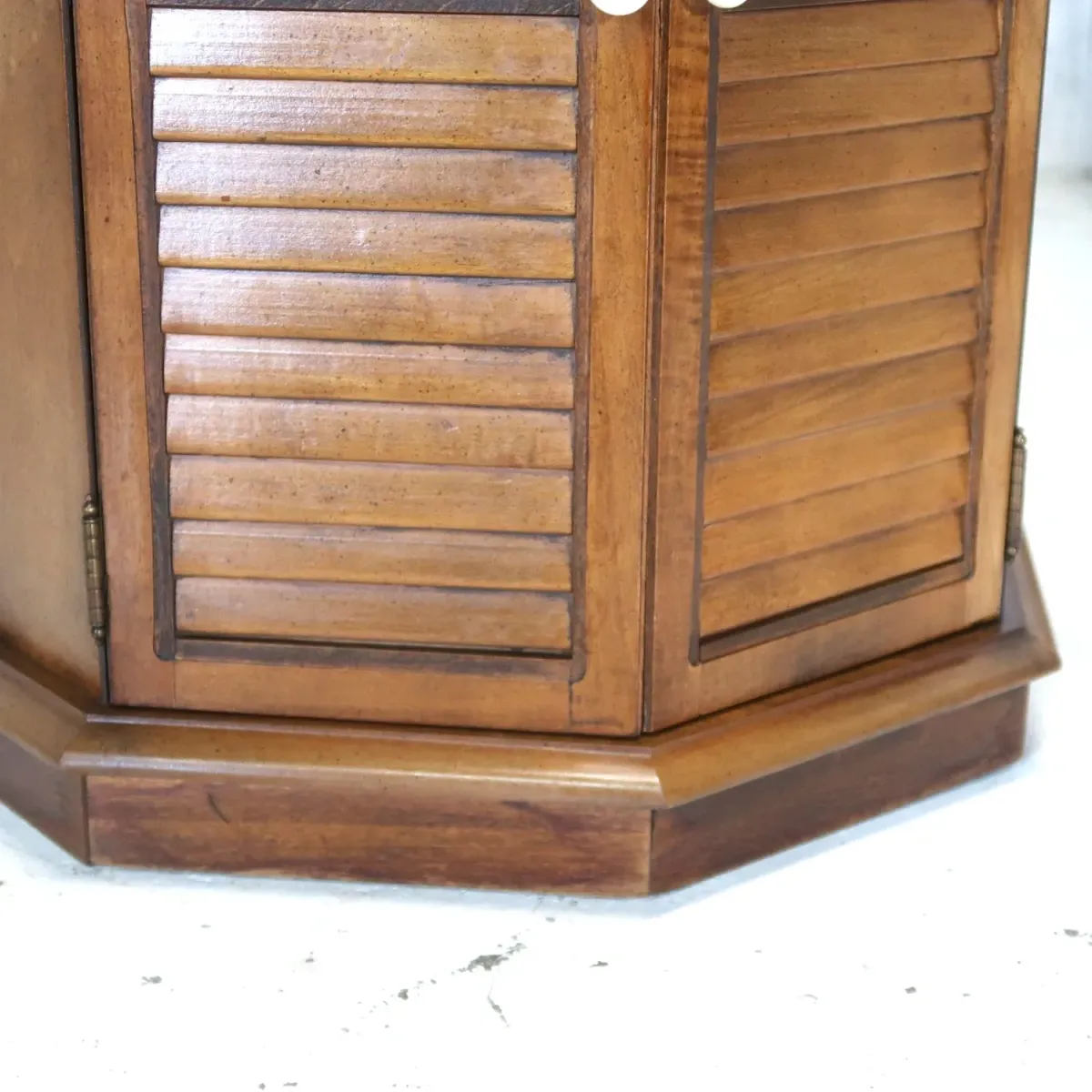 アンティーク サイドテーブル 八角形