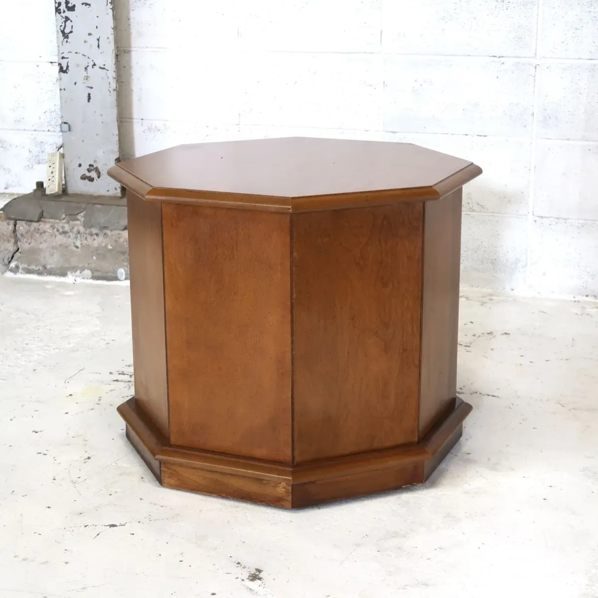 アンティーク サイドテーブル 八角形