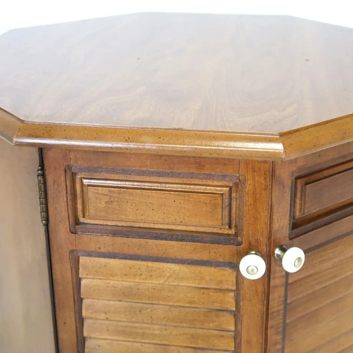 アンティーク サイドテーブル 八角形