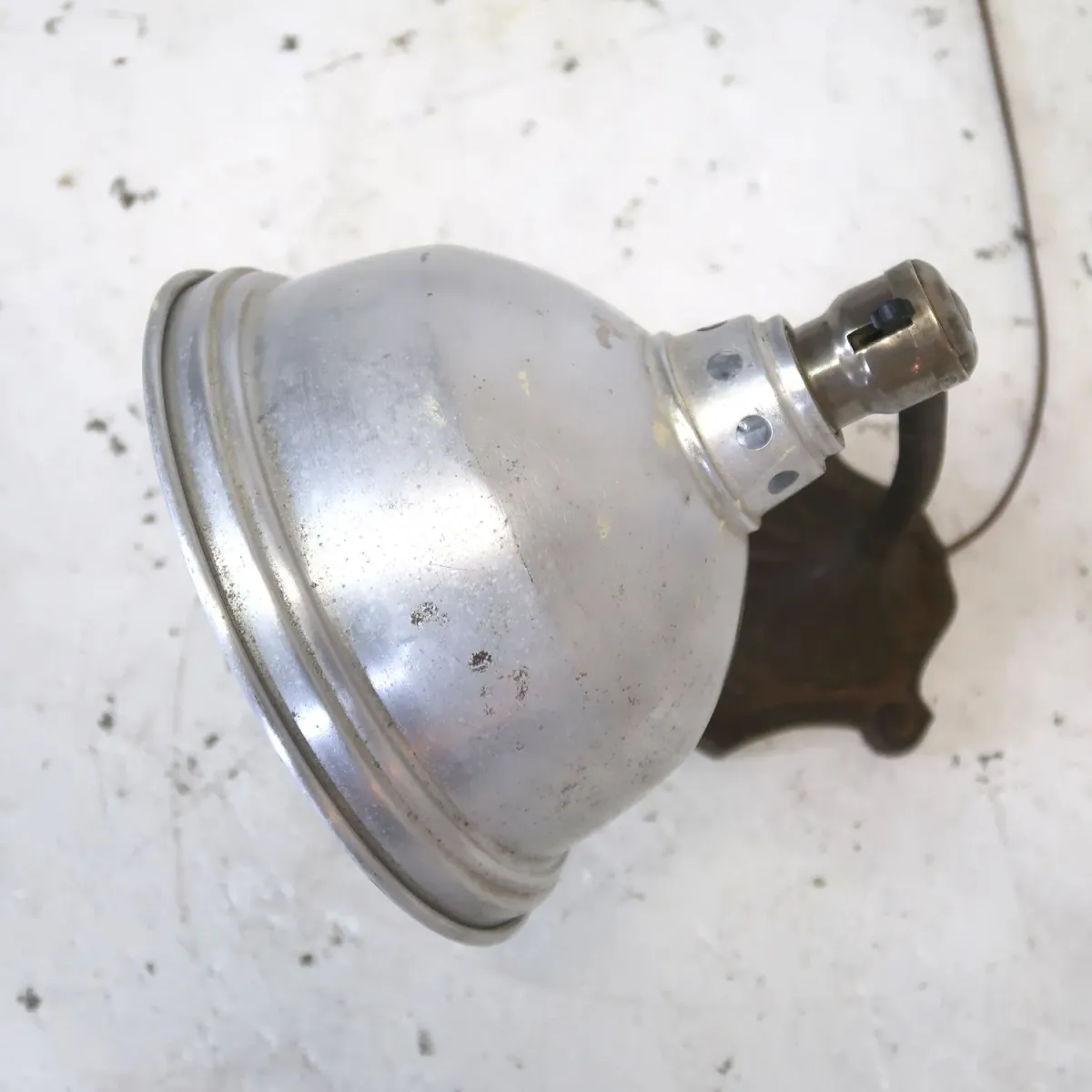 40's ビンテージ アルミシェード デスクランプ