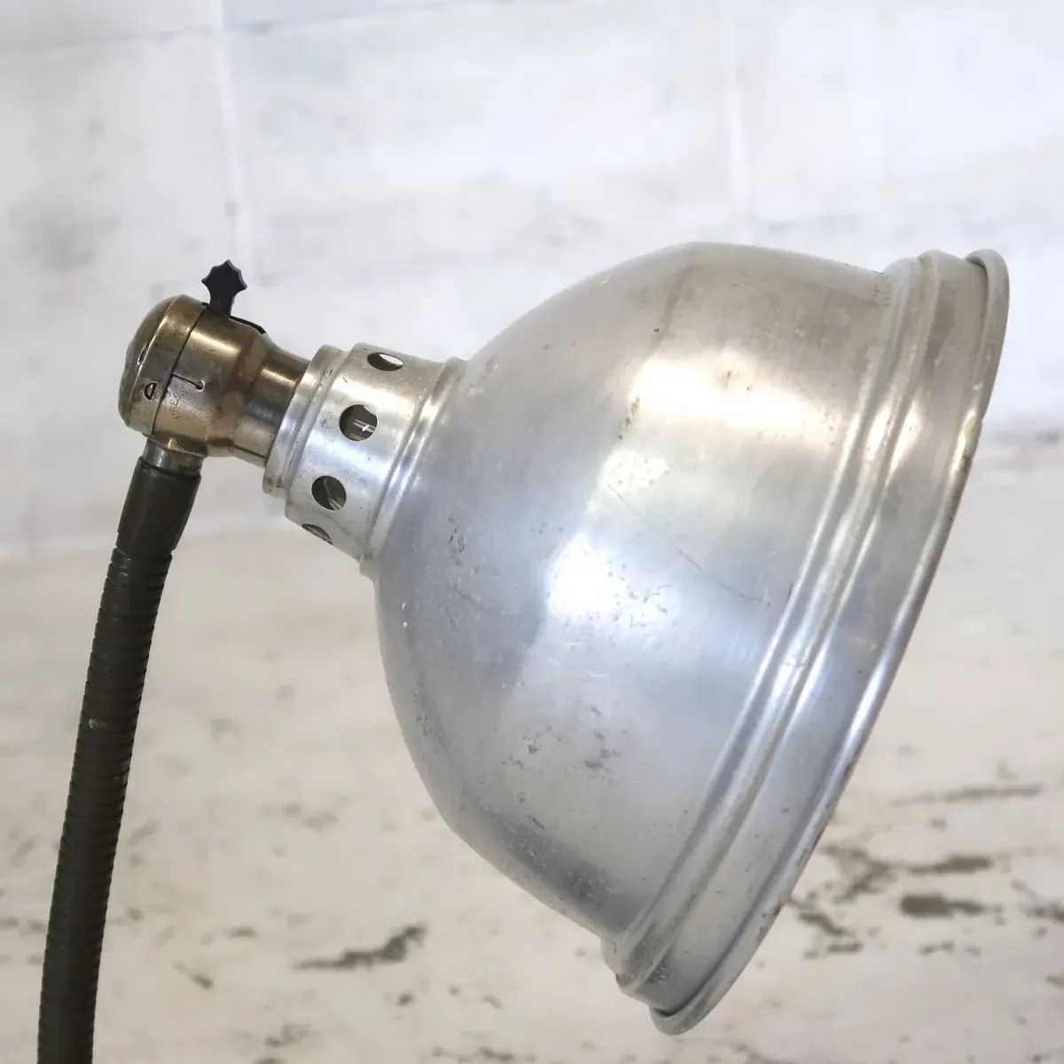 40's ビンテージ アルミシェード デスクランプ