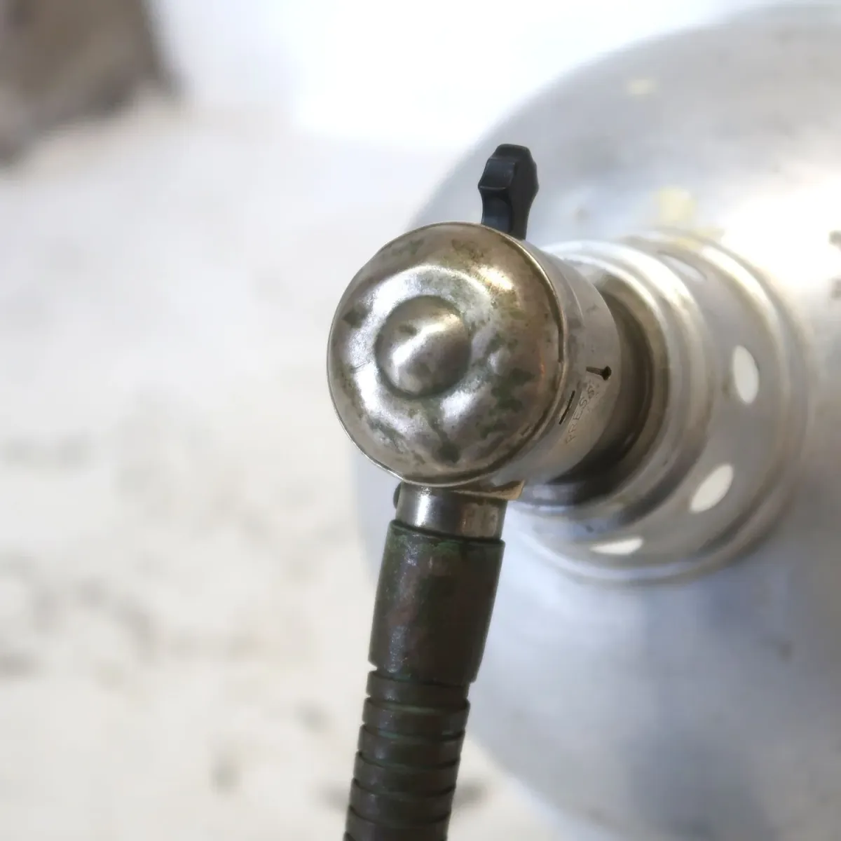 40's ビンテージ アルミシェード デスクランプ