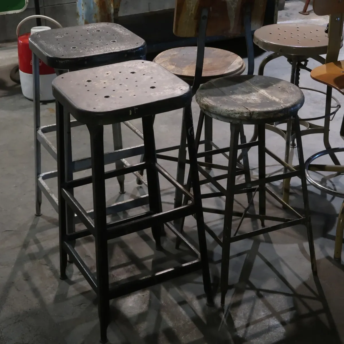 LYON ビンテージ メタルスツール