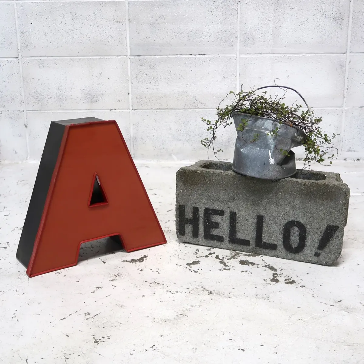 ビンテージ レターサイン A