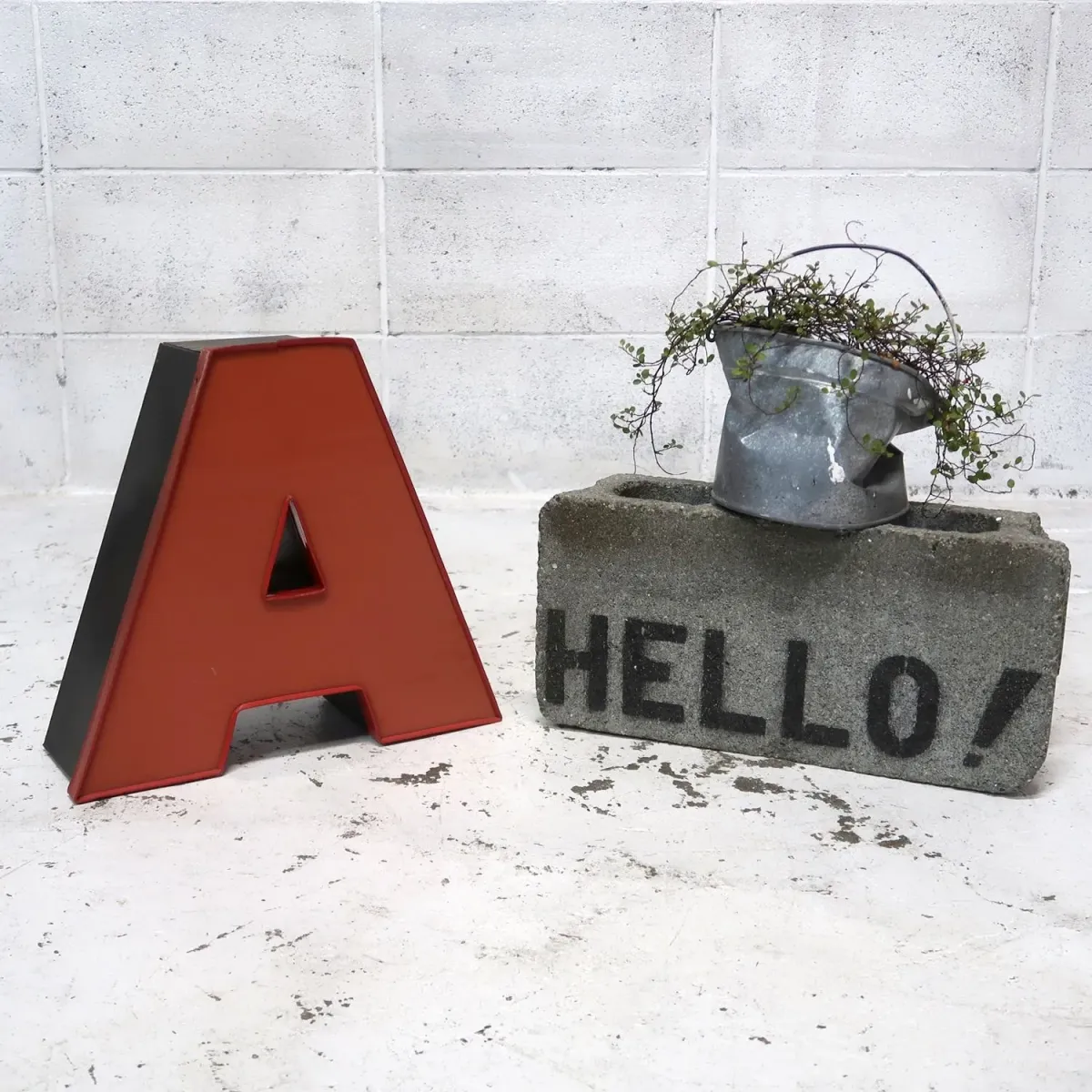 ビンテージ レターサイン A