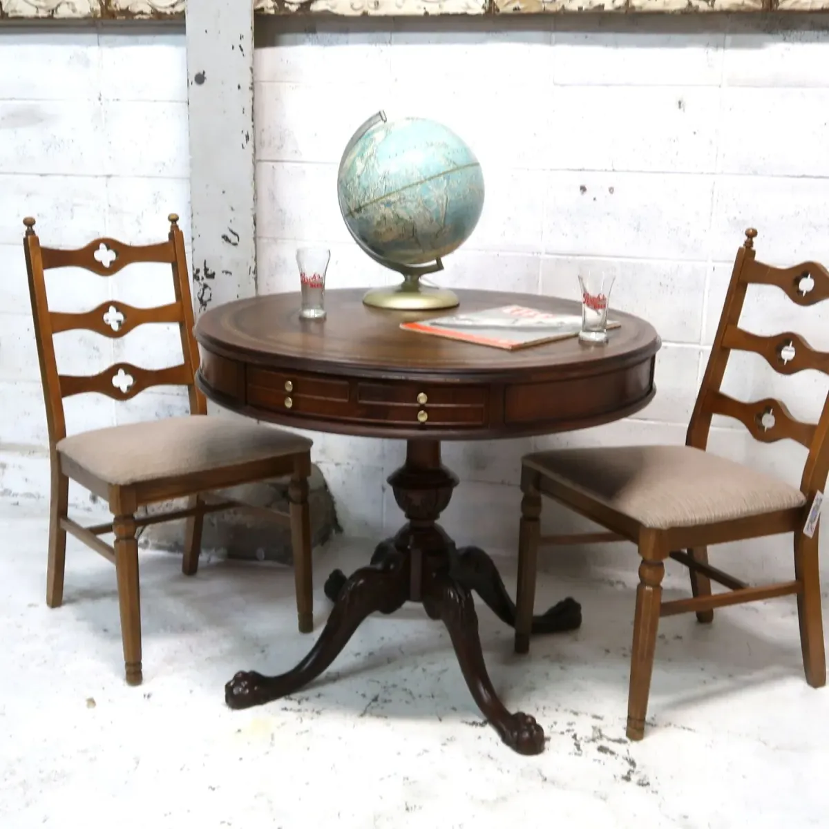 アンティーク ラウンドテーブル