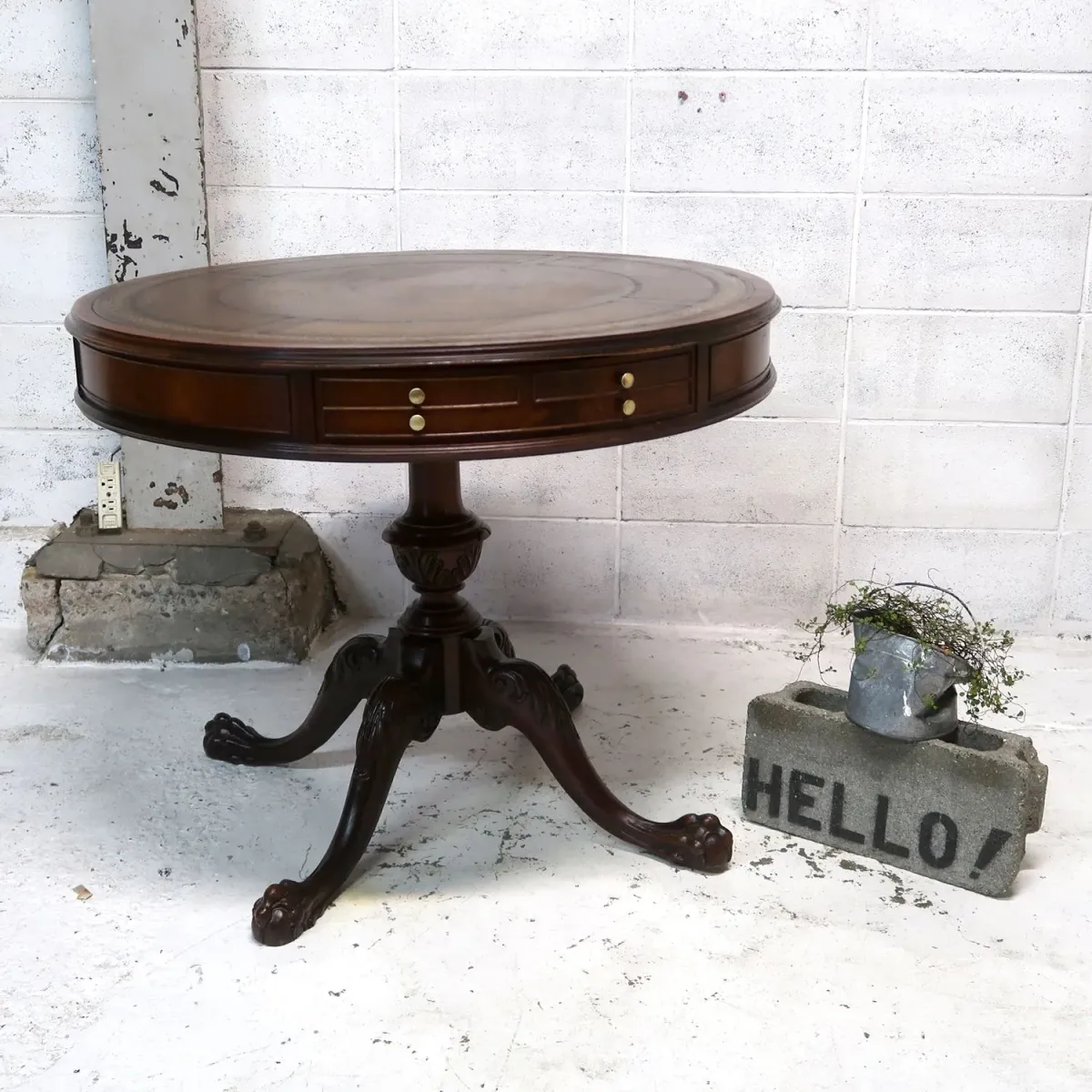 アンティーク ラウンドテーブル