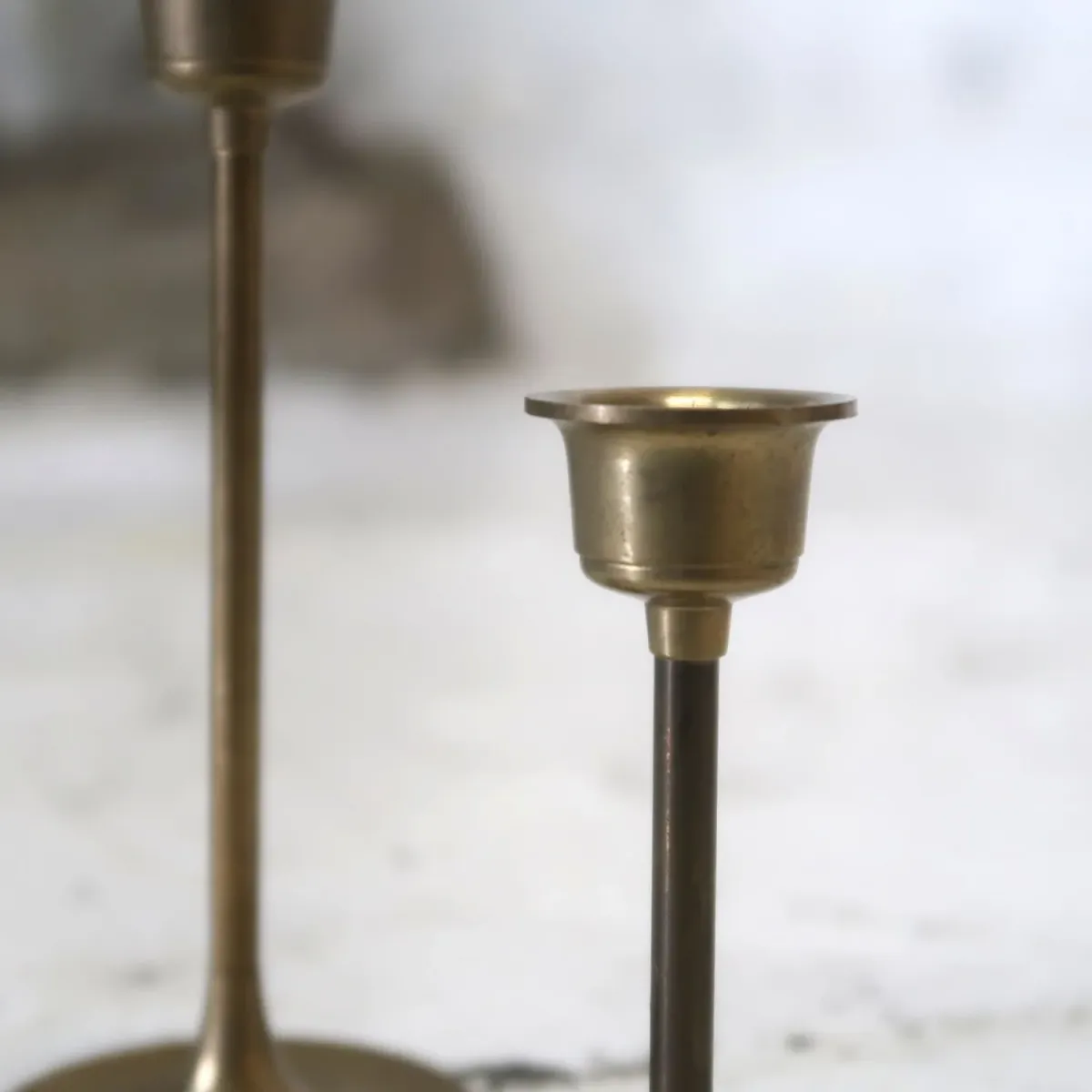 ビンテージ キャンドルスタンド 真鍮 3個セット