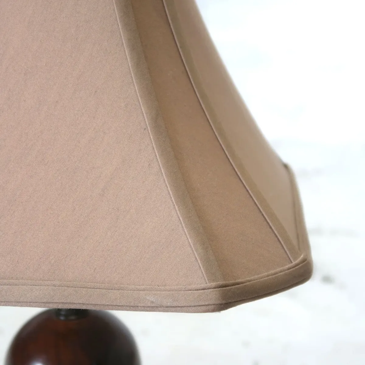 アンティーク ウッドベース テーブルランプ 2灯