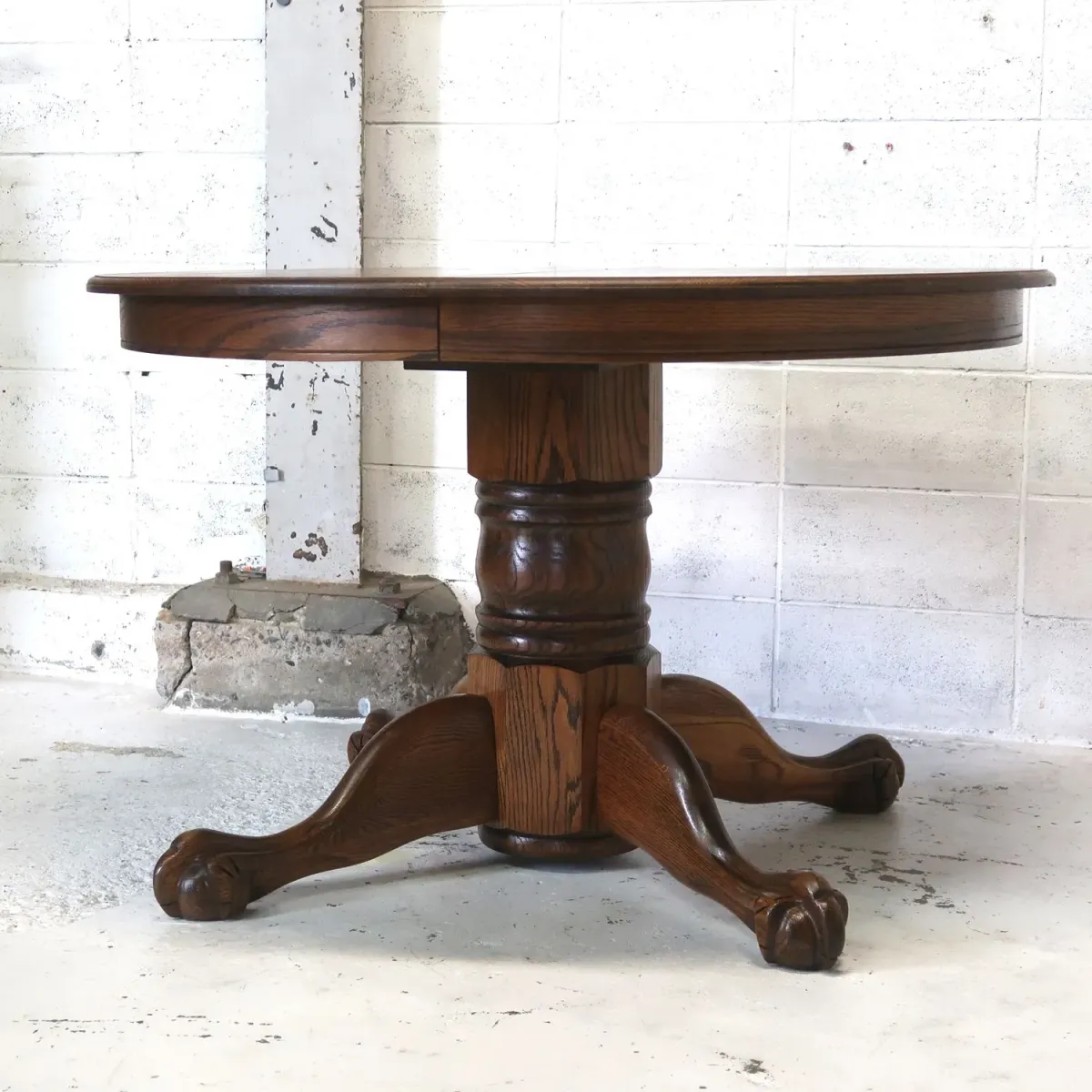 アンティーク エクステンション ダイニングテーブル オーク