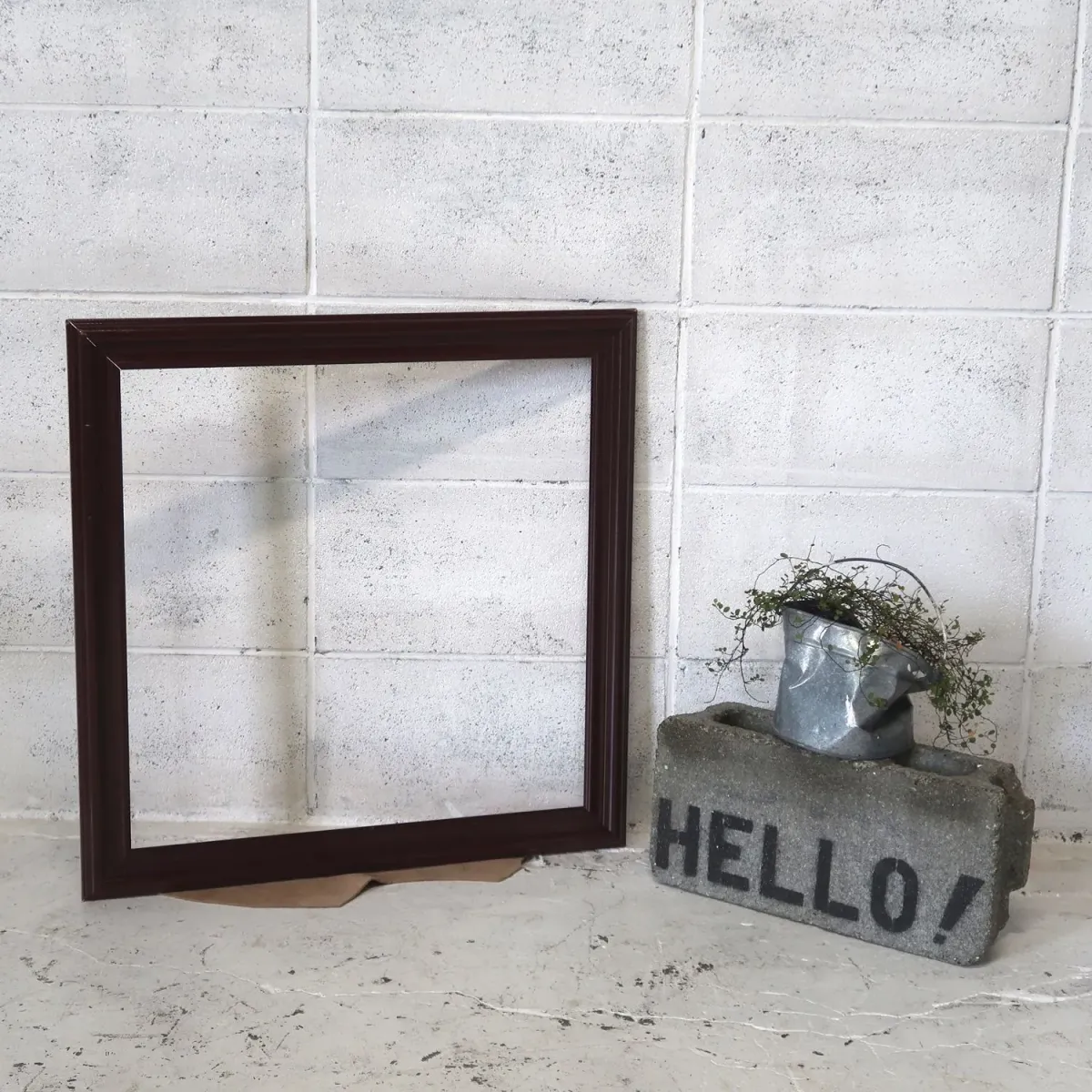 ビンテージ ウッドフレーム 額縁