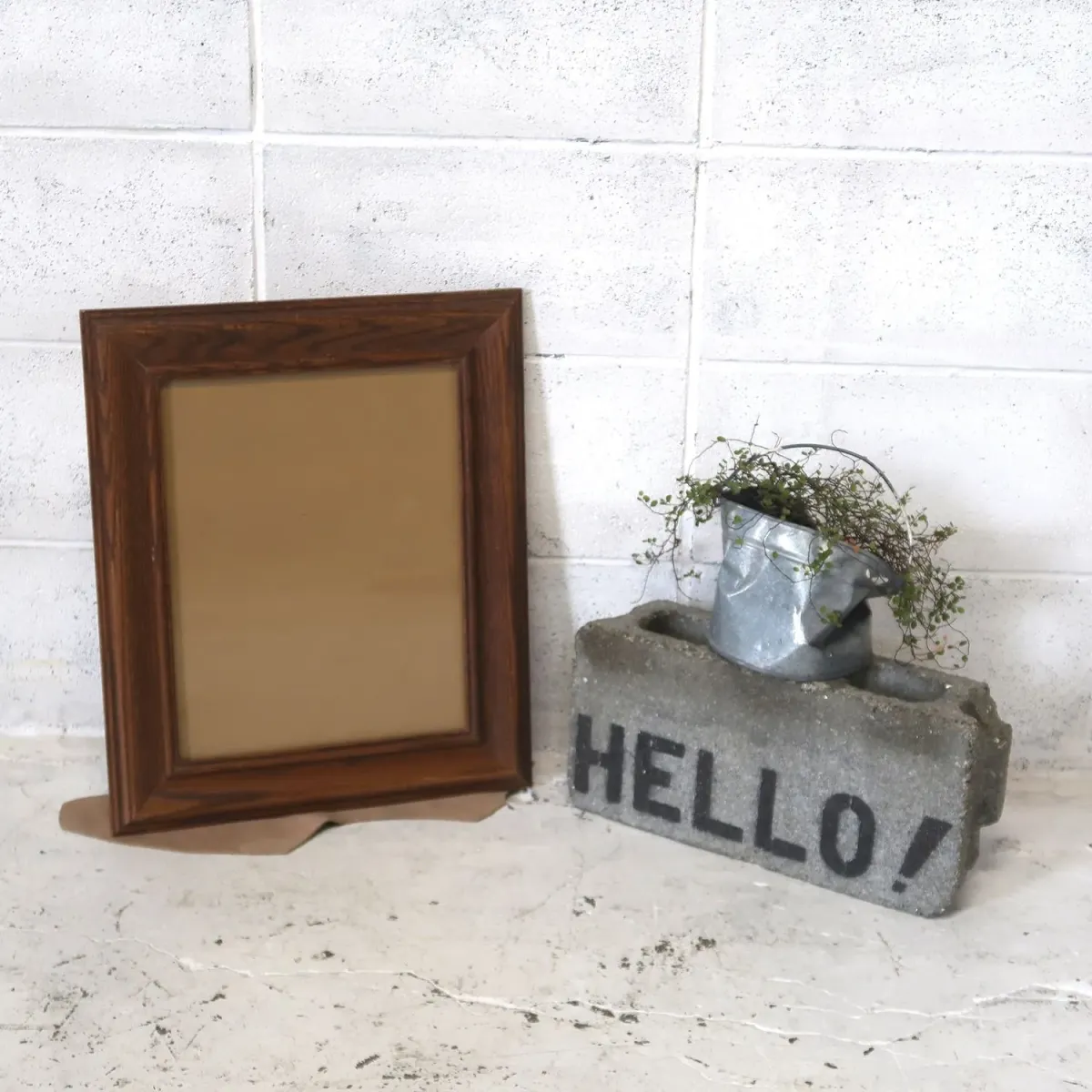 ビンテージ ウッドフレーム 額縁