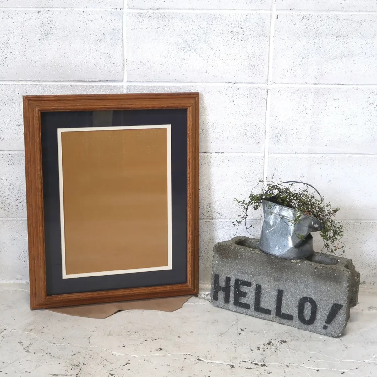 ビンテージ ウッドフレーム 額縁