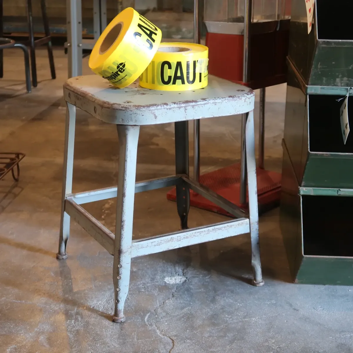 LYON ビンテージ メタルスツール