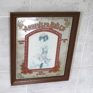 ANHEUSER-BUSCH ビンテージ パブミラー