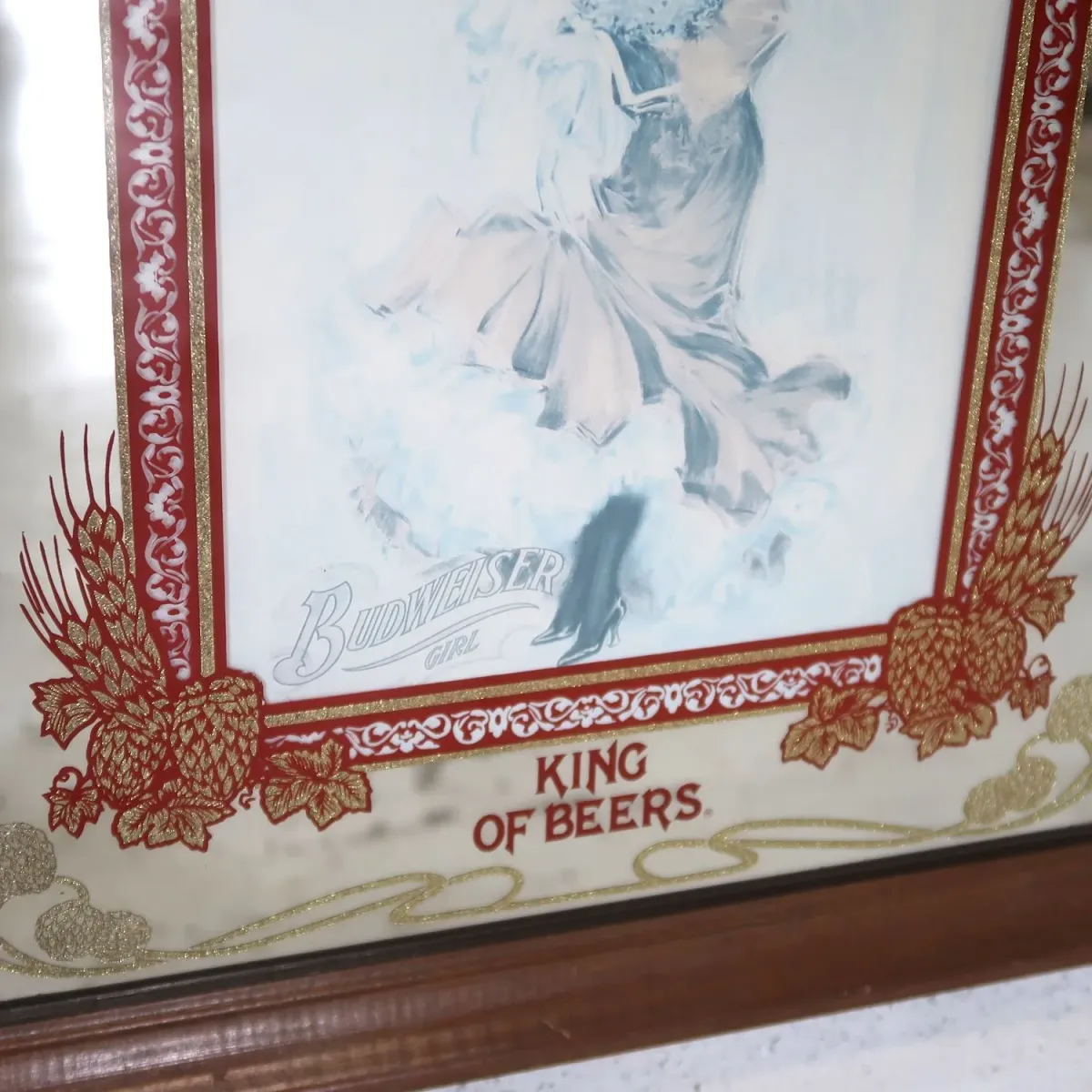 ANHEUSER-BUSCH ビンテージ パブミラー