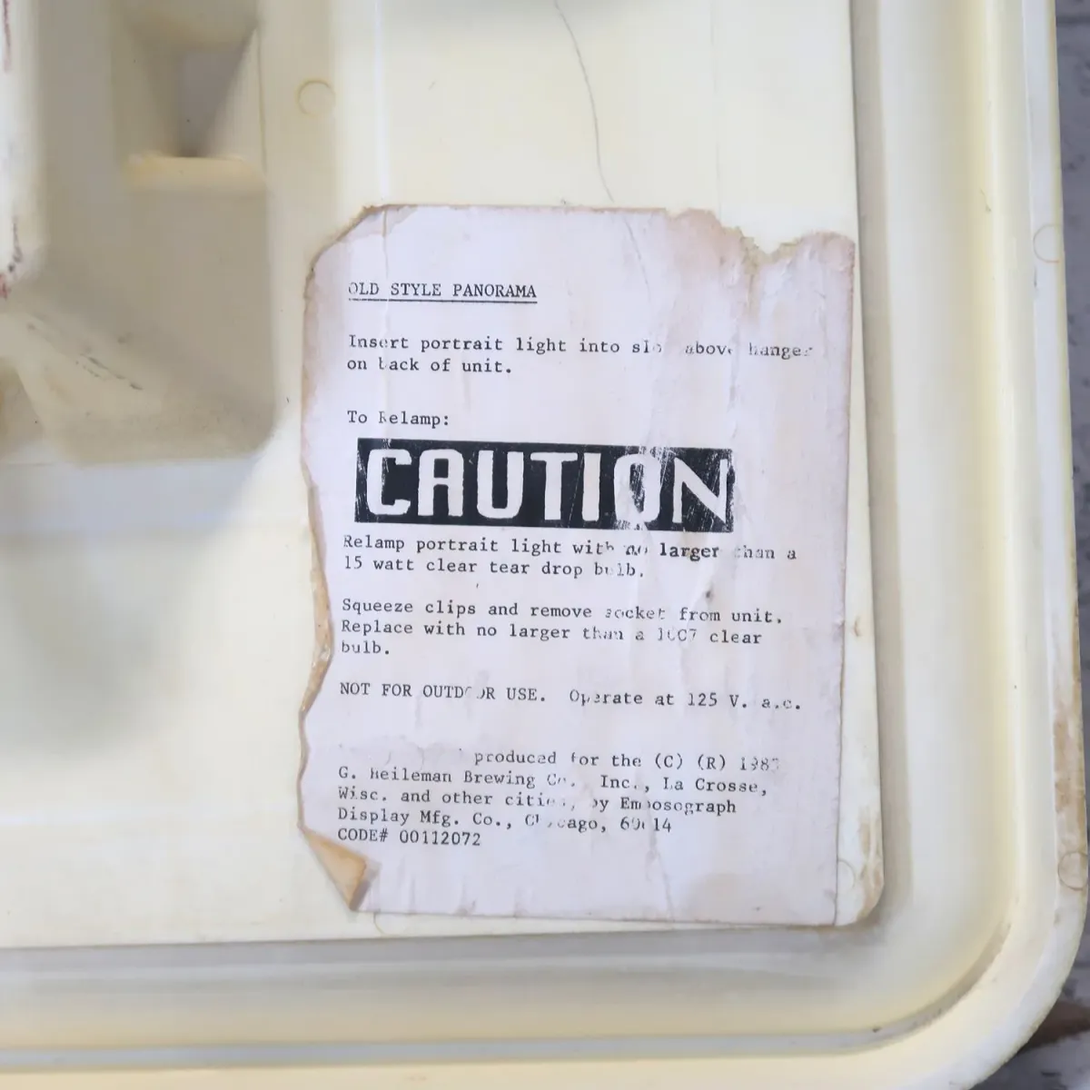 Old Style ビンテージ ライトサイン