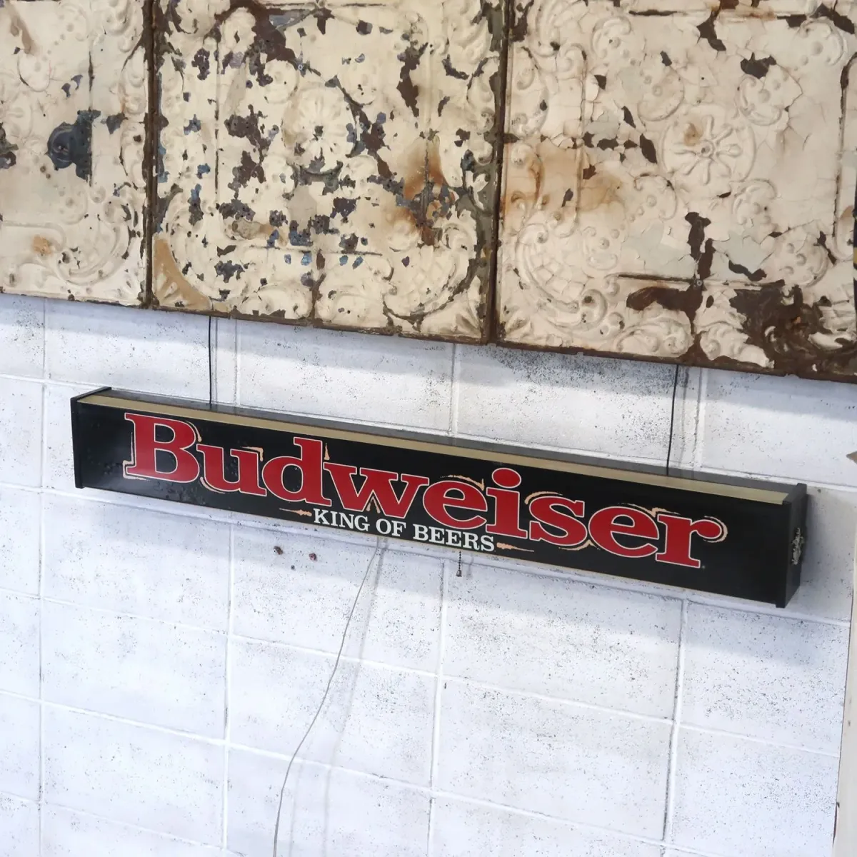 Budweiser ビンテージ ライトサイン