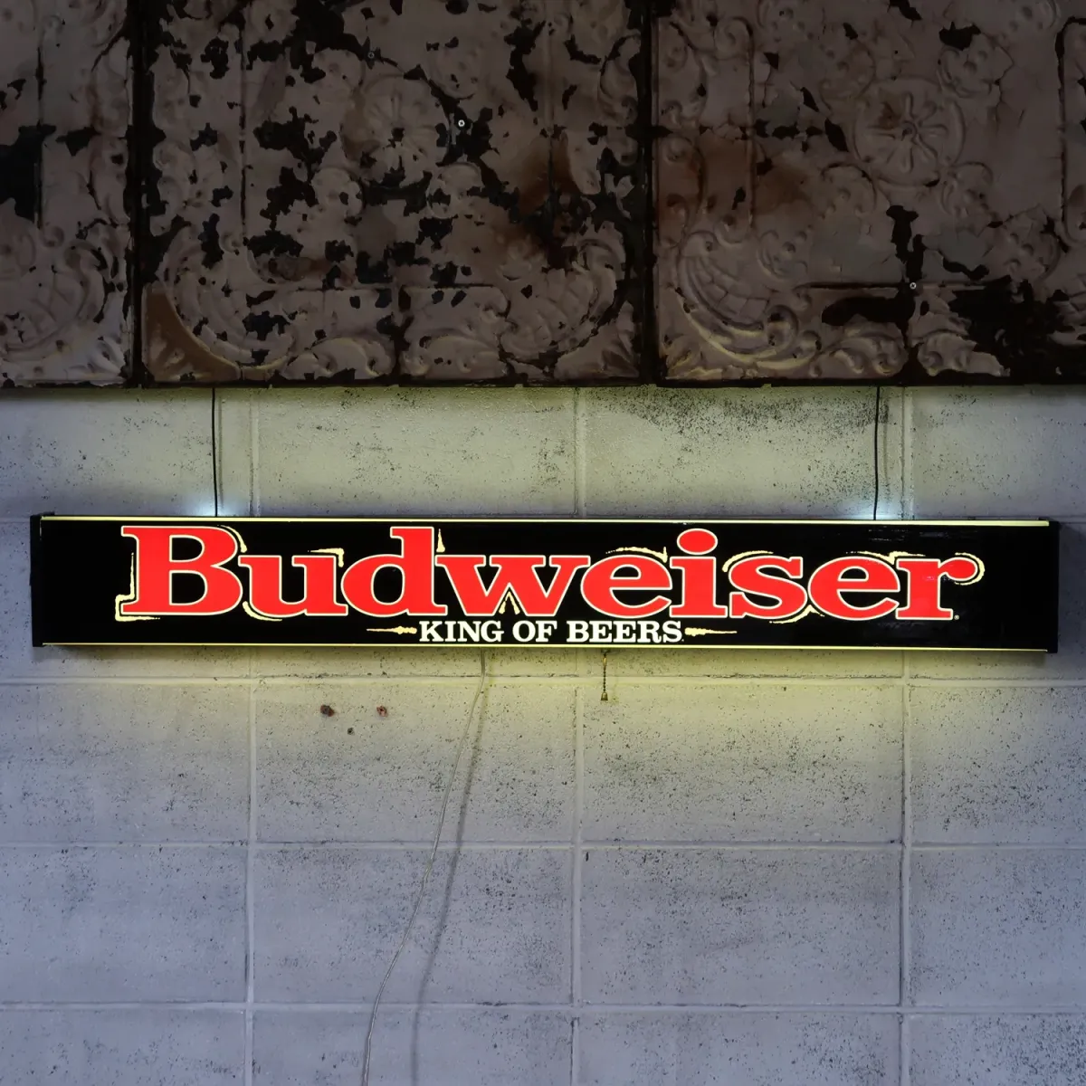 Budweiser ビンテージ ライトサイン