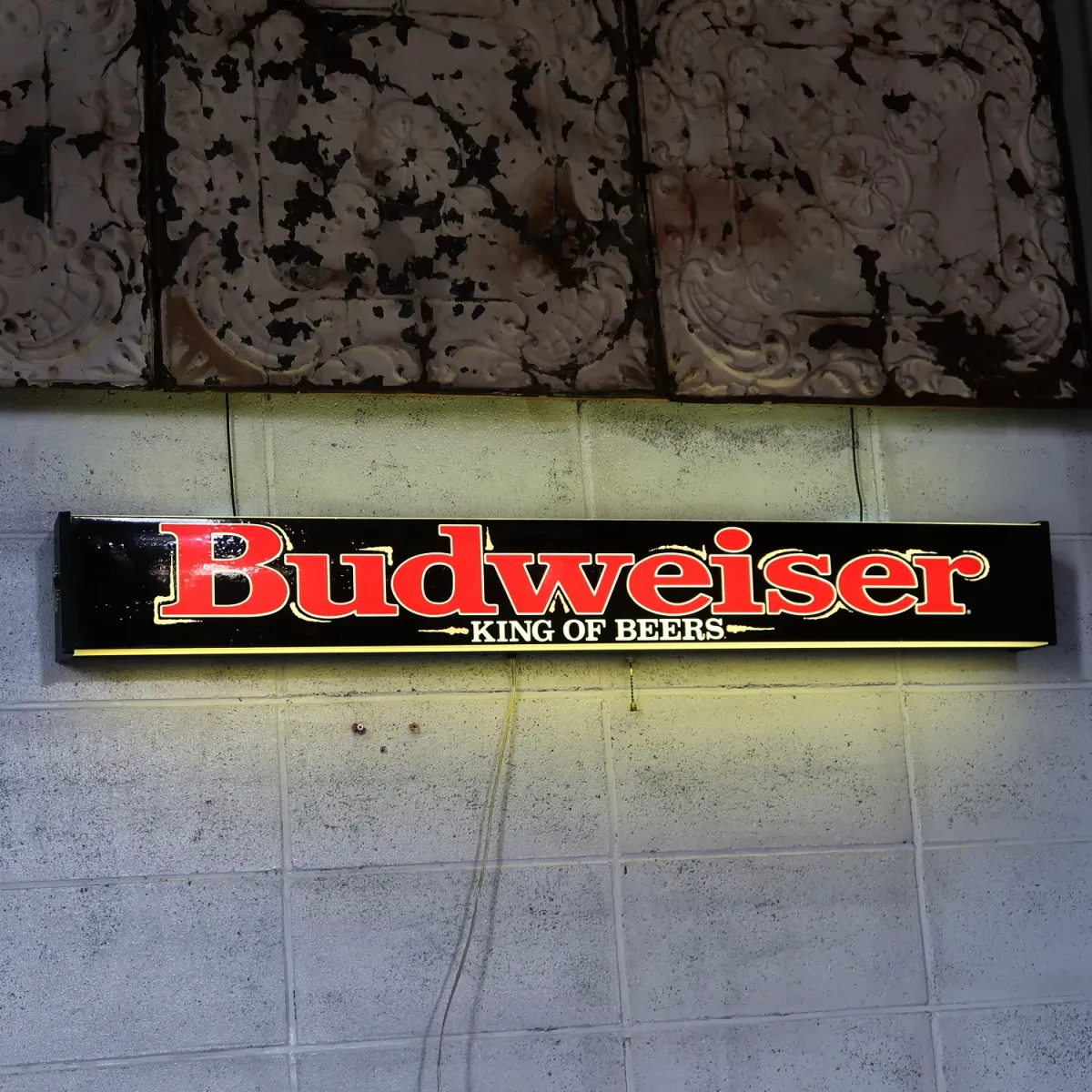 Budweiser ビンテージ ライトサイン