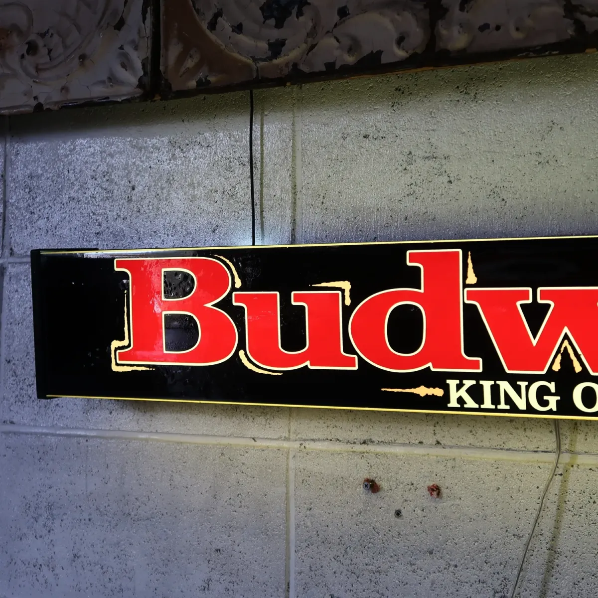 Budweiser ビンテージ ライトサイン