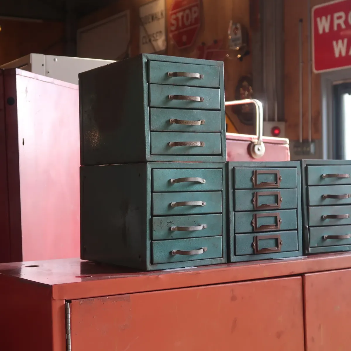 WARDS MASTER QUALITY ビンテージ パーツキャビネット