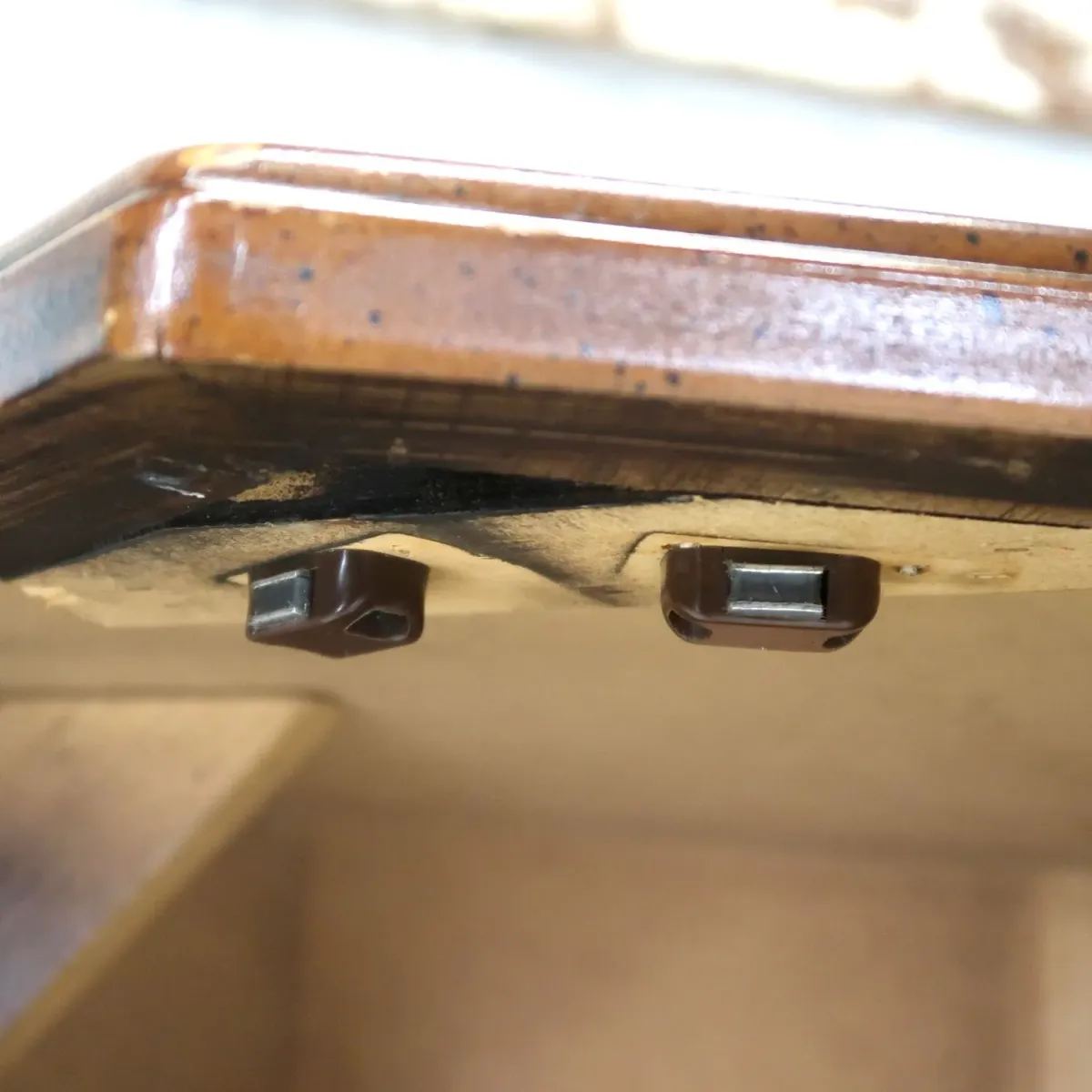 アンティーク サイドテーブル 六角形