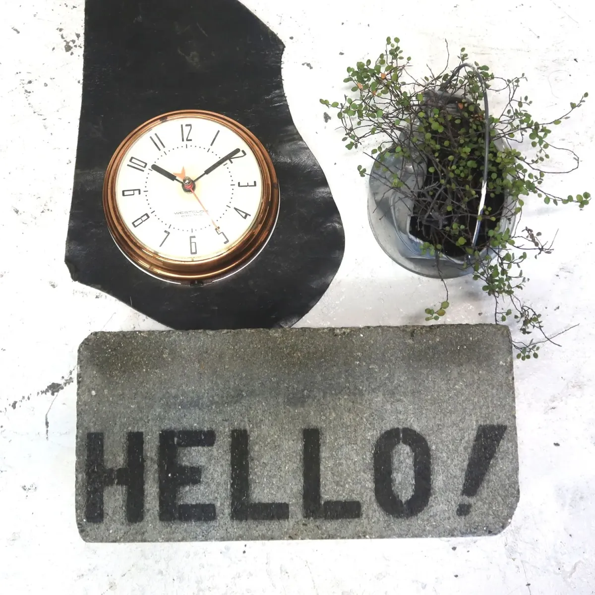 WESTCLOX ビンテージ ウォールクロック コッパー