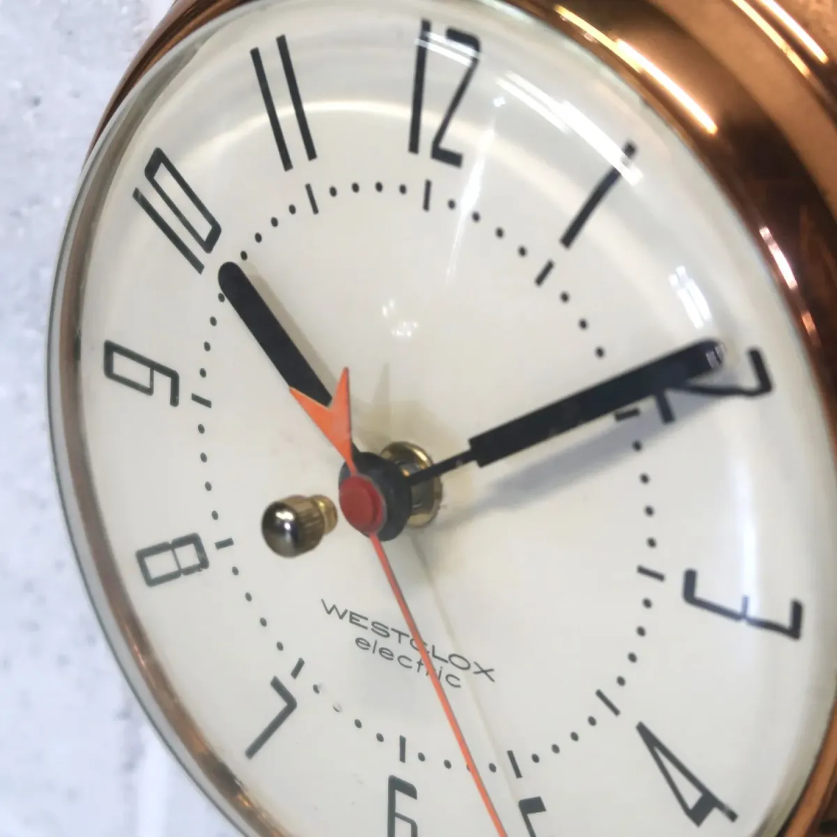 WESTCLOX ビンテージ ウォールクロック コッパー