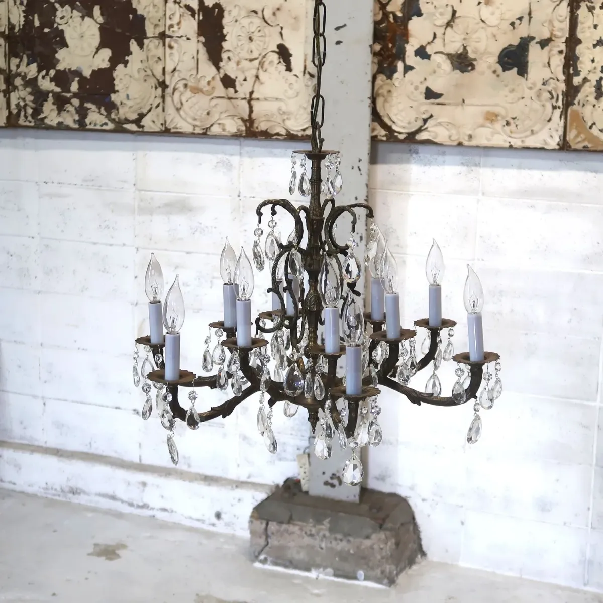 アンティーク シャンデリア 12灯