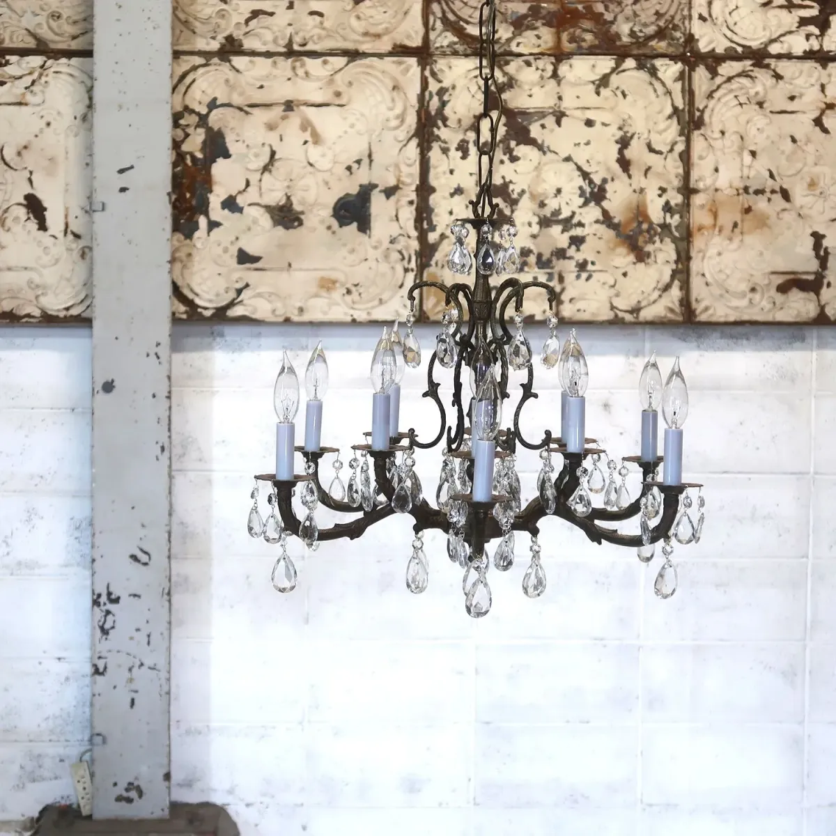 アンティーク シャンデリア 12灯