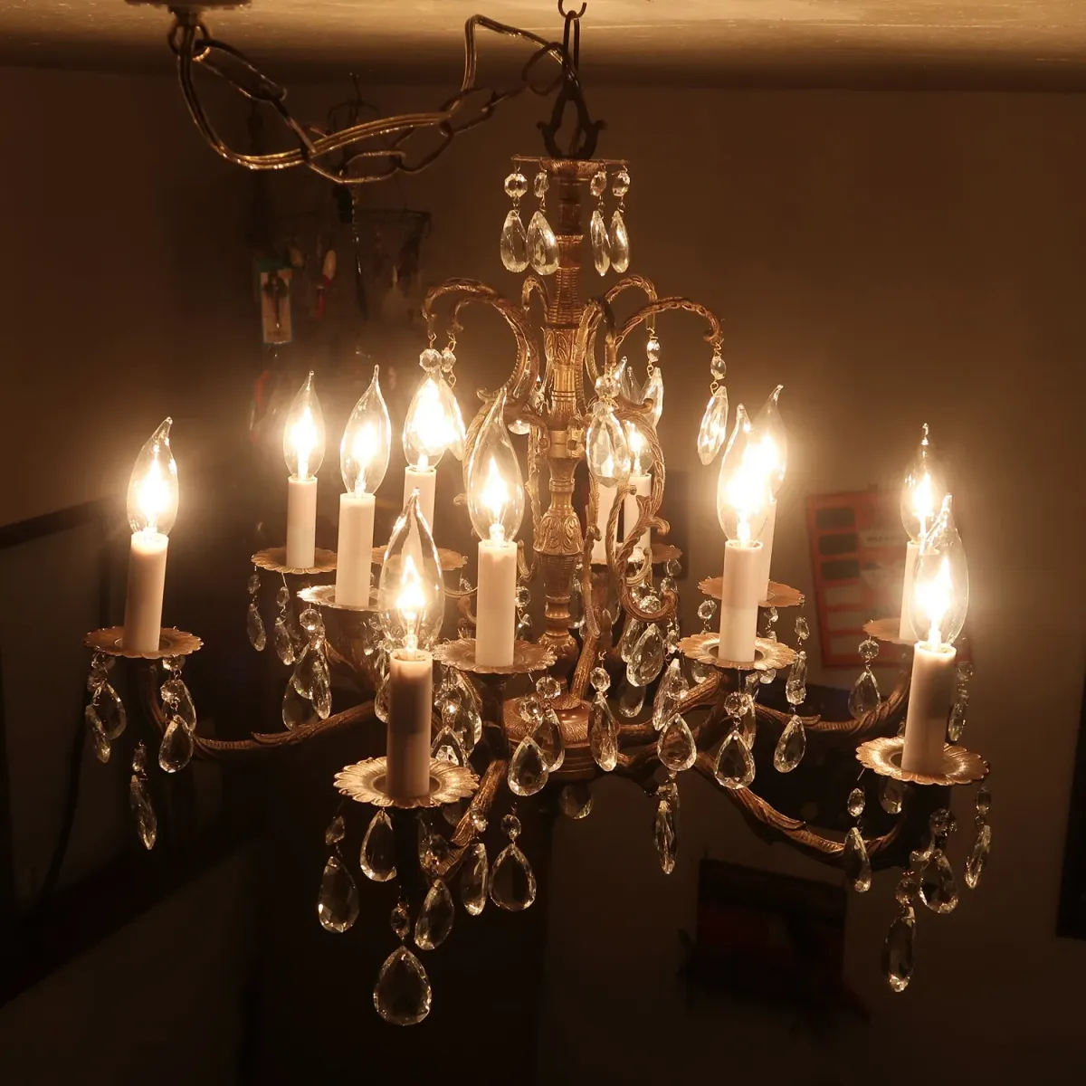 アンティーク シャンデリア 12灯
