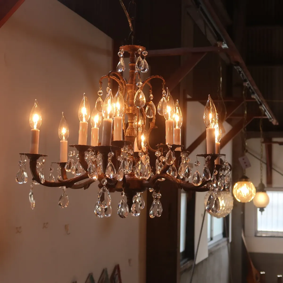 アンティーク シャンデリア 12灯