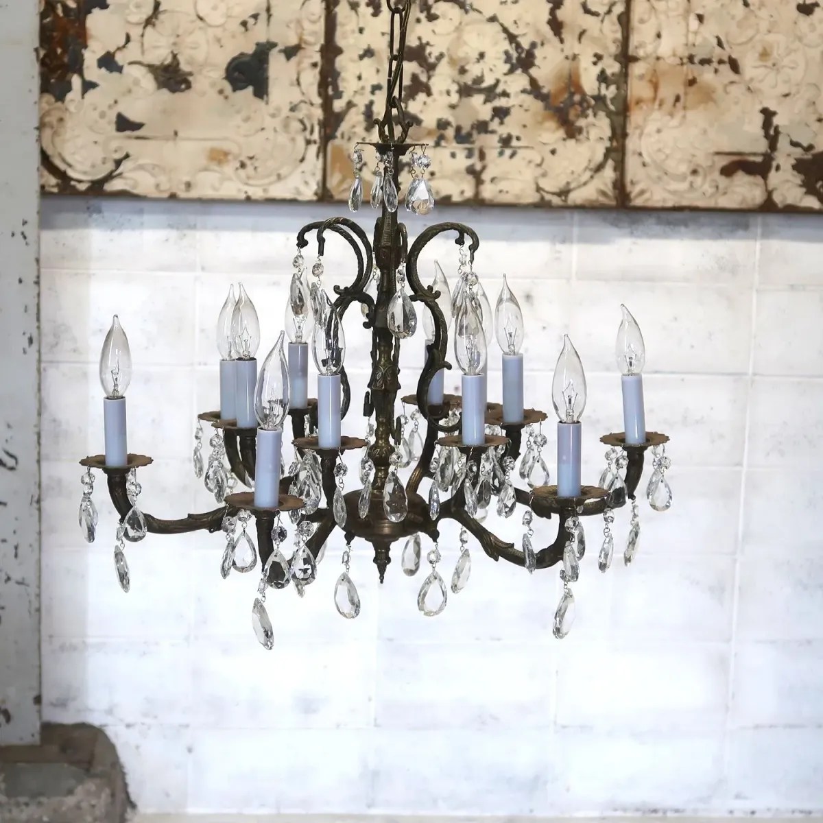 アンティーク シャンデリア 12灯