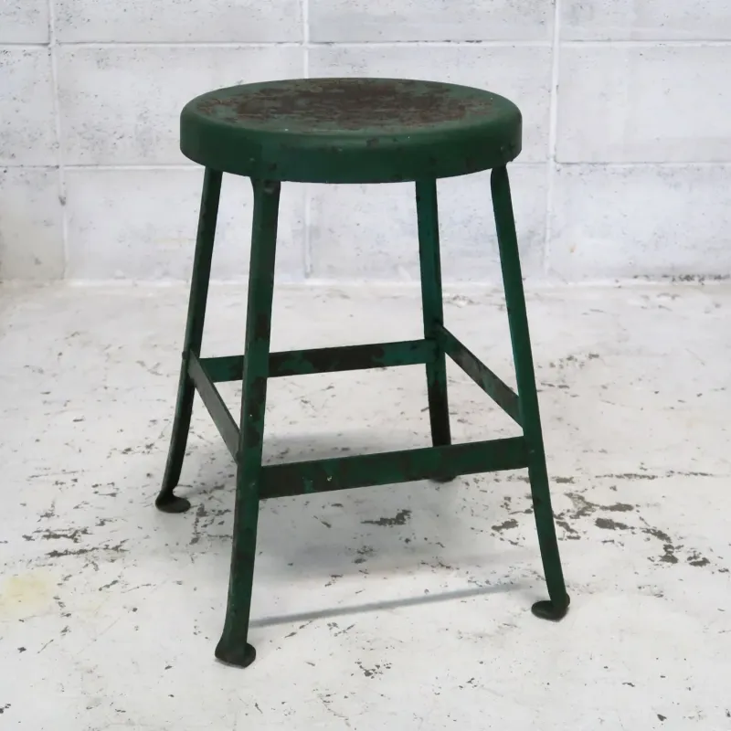 ビンテージ メタルスツール