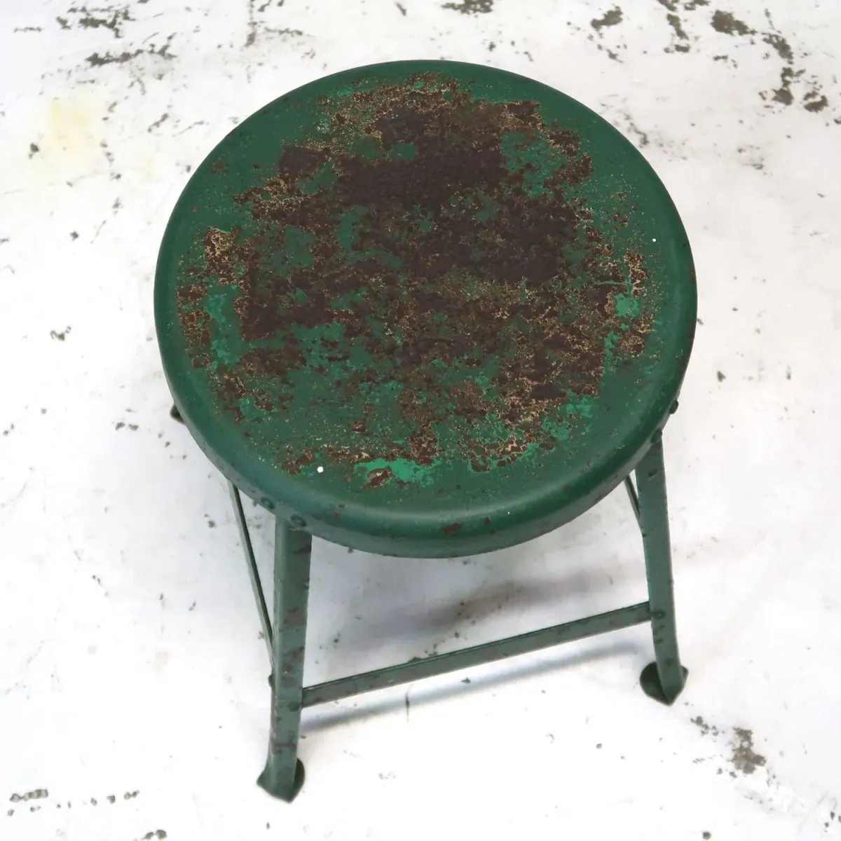 ビンテージ メタルスツール