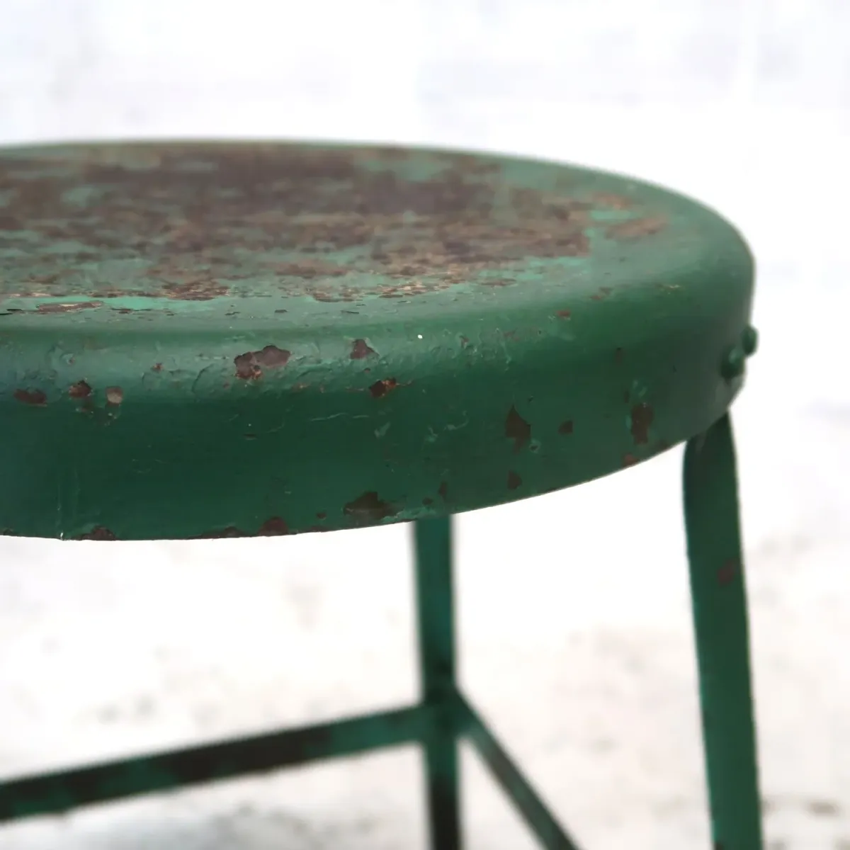 ビンテージ メタルスツール