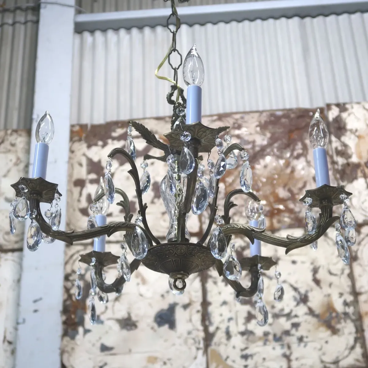 アンティーク シャンデリア 5灯