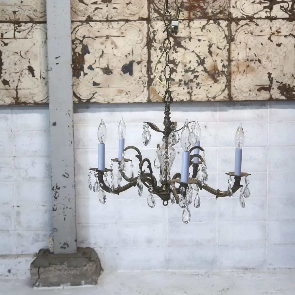 アンティーク シャンデリア 5灯